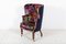 19th Century English Porter's Armchair in Liberty Fabric, Image 3