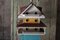 Folk Art Country Mansion Birdhouse or Bird Cage 11