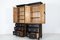 19th Century English Inverted Ebonised Breakfront Housekeeper's Cupboard 4