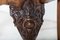 Butaca Griffin inglesa de nogal tallado, siglo XIX, Imagen 4