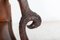 Butaca Griffin inglesa de nogal tallado, siglo XIX, Imagen 18