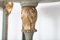 English Regency Ram's Head Parcel-Gilt Carved Torcheres, Set of 2, Image 4