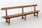 Large 19th Century Welsh Pine Waiting Room Bench 6