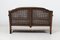 English Mahogany Bergere Suite, 1930s, Set of 3 5