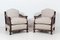 English Mahogany Bergere Suite, 1930s, Set of 3 12