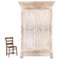 19th Century French Bleached Walnut Veneer Armoire 1