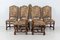 Beech Os De Mouton Tapestry Chairs, Set of 6 2