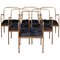 Faux Bamboo Gilt Iron Armchairs in the Style of Jacques Adnet, Set of 2, Image 1