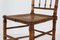 19th Century French Faux Bamboo Rattan Chairs, Set of 4 10