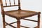 19th Century French Faux Bamboo Rattan Chairs, Set of 4 4