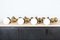 Oversized Parisian Brass & Opaline Wall Sconces, Set of 2 7