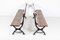 19th Century English Cast Iron & Pitch Pine Benches, Set of 2, Image 2