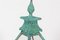 Large French Verdigris Copper Lantern, 19th Century 7