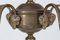 English Rams Head 5-Arm Chandelier in Brass, Image 7