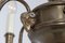 English Rams Head 5-Arm Chandelier in Brass, Image 5