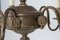 Lámpara de araña inglesa de latón con cinco brazos, Imagen 8