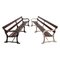 English Cast Iron Benches, 19th Century, Set of 2 1