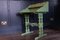 19th Century French Green Painted Oak Provincial Washstand, Image 5