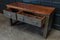 English Grey Painted Workshop Table or Kitchen Counter 2