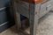 English Grey Painted Workshop Table or Kitchen Counter 7