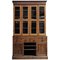 19th Century English Mahogany Glazed Bookcase, Image 1