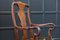 Large English Mahogany Carver Elbow Chairs, 19th Century, Set of 2, Image 7