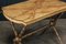 19th Century English Faux Marble, Glass and Faux Bamboo Side Table, Image 6