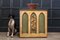 19th Century English Decorative Painted Chapel Cupboard, Image 2