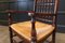 Late 19th Century English Oak and Rush Dining Chairs, Set of 6 4