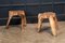 Englische Primitive Teak Wurzel Beistelltische, 2er Set 3