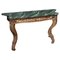French Giltwood and Faux Marble Console Table, 19th Century, Image 1