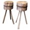 Primitive Chopping Block End Tables 1