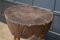 ​19th Century French Provincial Rustic Elm Chopping Block Table 4