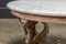 Italienischer Tisch aus geschnitztem und vergoldetem Marmor, spätes 19. Jh 8