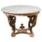 Late 19th Century Italian Carved and Gilded Marble Table, Image 1