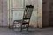 Sedia a dondolo rustica dipinta, XIX secolo, Immagine 12