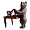 Antique Black Forest Carved Bear Hall Armchair, 1875 1