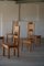 Swedish Modern Dining Chairs in Solid Pine by Roland Wilhelmsson for Karl Andersson & Söner, 1960s, Set of 6, Image 5