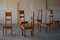 Swedish Modern Dining Chairs in Solid Pine by Roland Wilhelmsson for Karl Andersson & Söner, 1960s, Set of 6 6