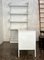 White Bookcase with Integrated Desk from Lips Vago, Italy, 1970s, Image 2