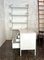White Bookcase with Integrated Desk from Lips Vago, Italy, 1970s, Image 3