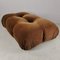 Vintage Brown CAMALEONDA Pouf Armchair by Mario Bellini for C & B / B & B, Image 1