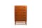 Teak Talboy Chest of Drawers by Poul M. Volther for FDB, 1950s, Image 1