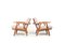 Cigar Chairs by Hans Wegner for Getama, 1950s, Set of 2, Image 2
