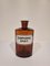 Antique German Apothecary Jars in Amber Glass, Set of 8, Image 8