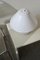 White Swirl Murano Glass Mushroom Lamp, Image 4