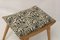 Vintage Jacquard Fabric Stool, Image 14