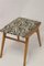 Vintage Jacquard Fabric Stool, Image 9