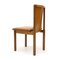 Stühle aus Holz & braunem Kunstleder, 1970er, 4er Set 8