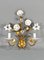 Mid-Century French Decorative Toleware Wall Light, Image 1